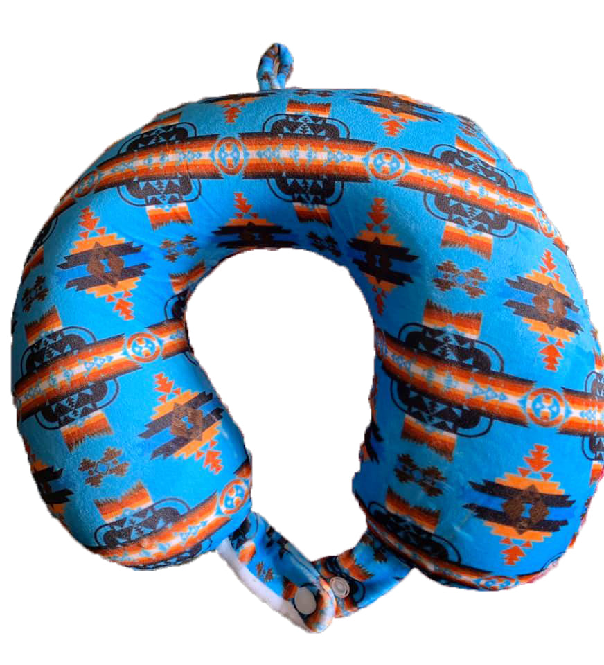 Southwest Native American Style Design U-Shaped Travel Neck Cushion for Car and Airplane, Neck Pillow
