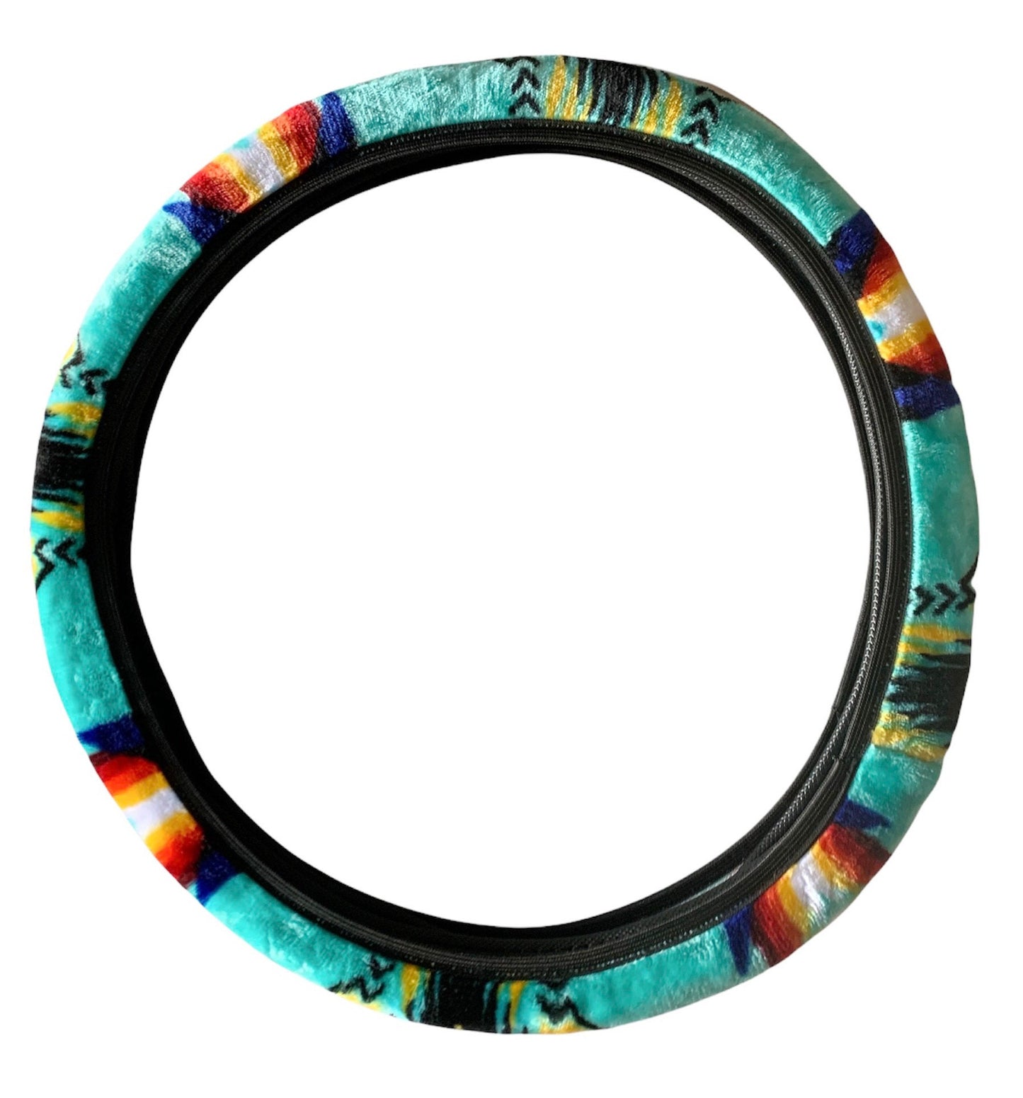Native american super soft steering wheel cover
