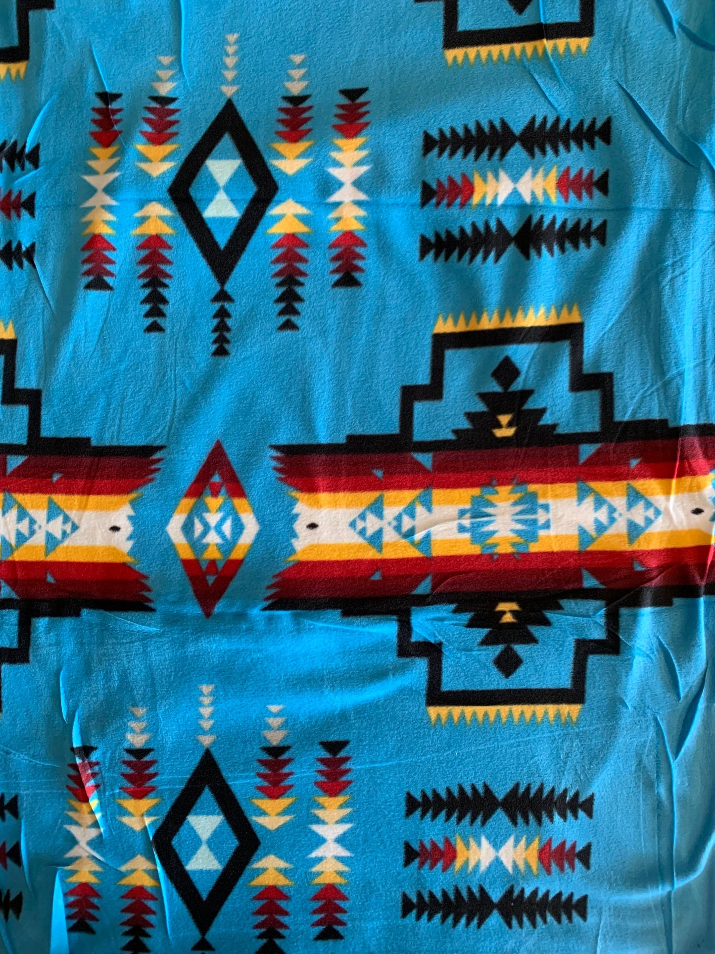 Southwest Native American Style NEW DESIGN Fleece Blanket
