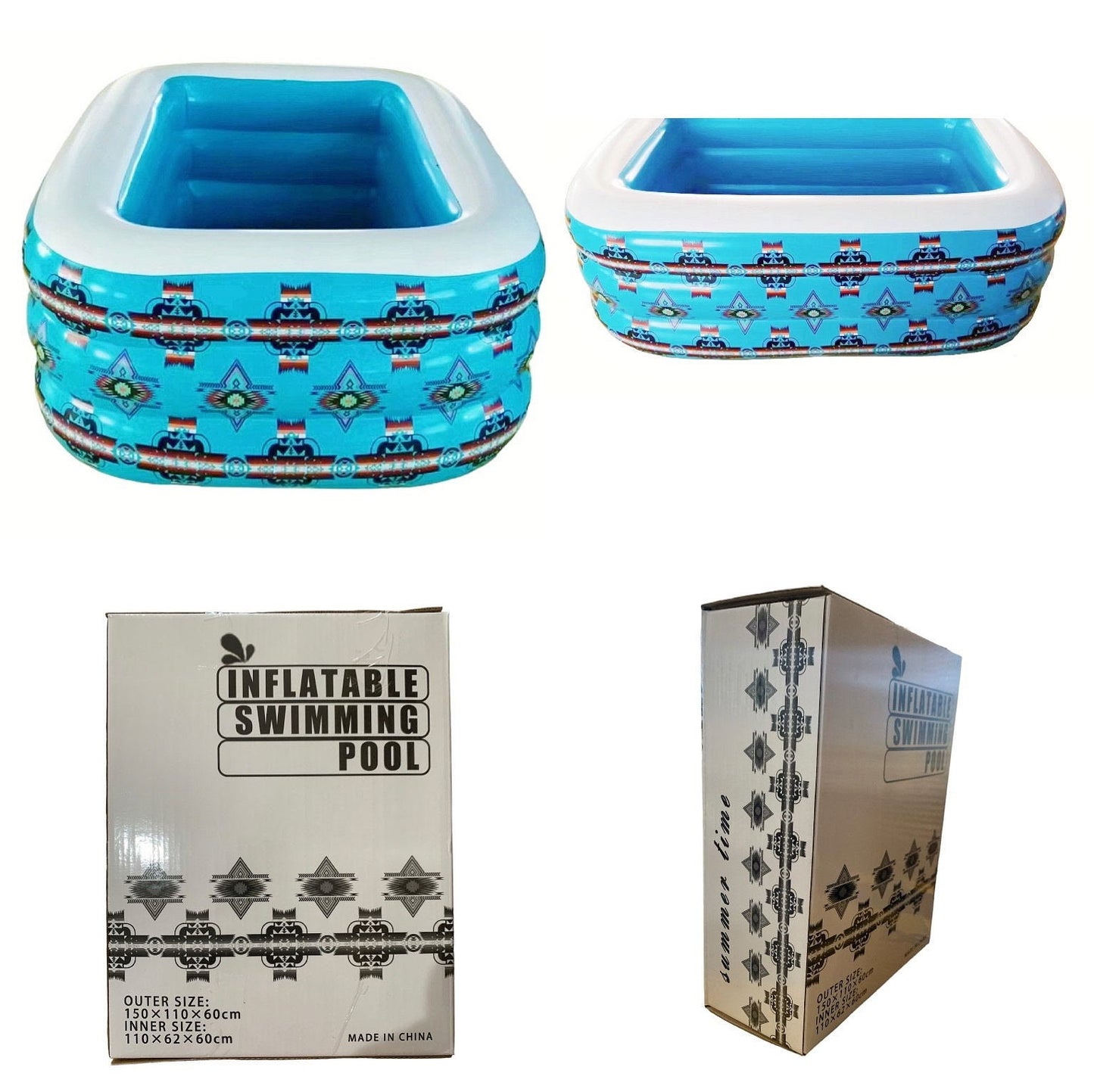 Native American Style Design Inflatable Swimming Pool For Adults,Backyard,Baby,Kiddie,Toys