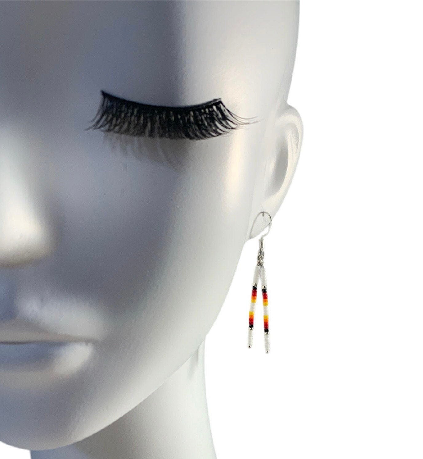 Native American Style Inspired Seed Bead Earrings