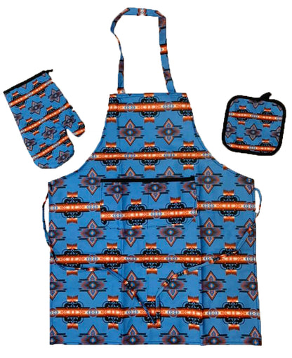 Southwest Native American Style design Apron,Oven Glove