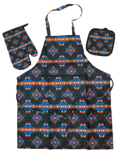 Southwest Native American Style design Apron,Oven Glove