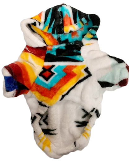 Chihuahua Puppy Native American Style Design Super Soft Dogs hoodies. Dog coat. Dogs clothes. Southwest clothes