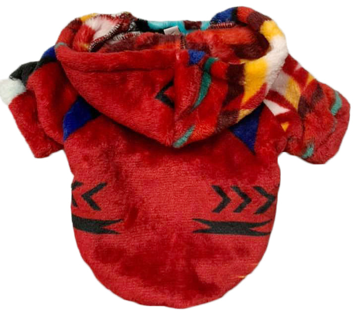 Chihuahua Puppy Native American Style Design Super Soft Dogs hoodies. Dog coat. Dogs clothes. Southwest clothes