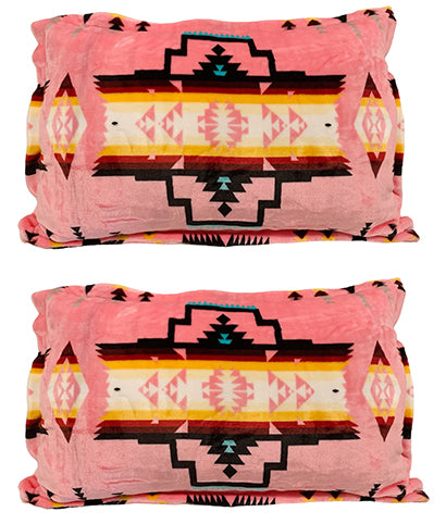 Native American Style Design Super Soft Pillowcases Set of 2PS