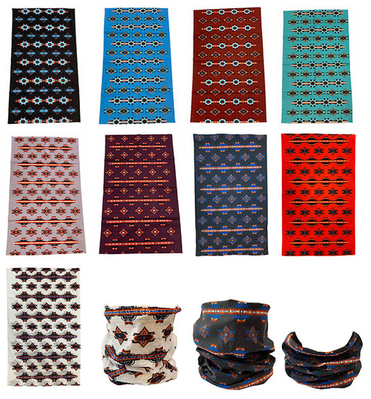 native american style design Face Mask Bandana Cooling Cover Breathable Scarf Neck Gaiter Headband Reusable