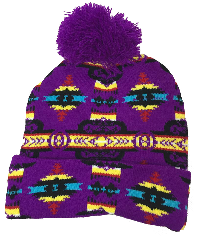 Kids Native American Style Design Kids Knit Hats