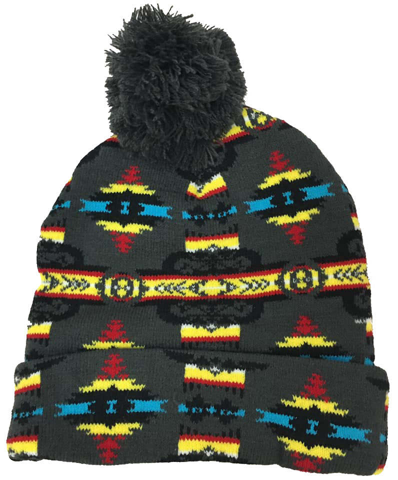 Kids Native American Style Design Kids Knit Hats