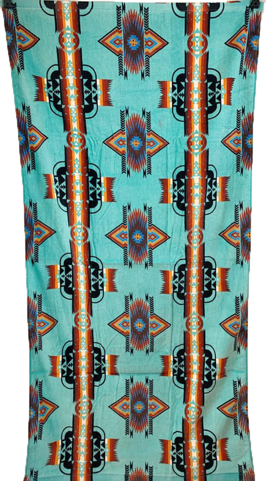 native american style design towel 100% Cotton