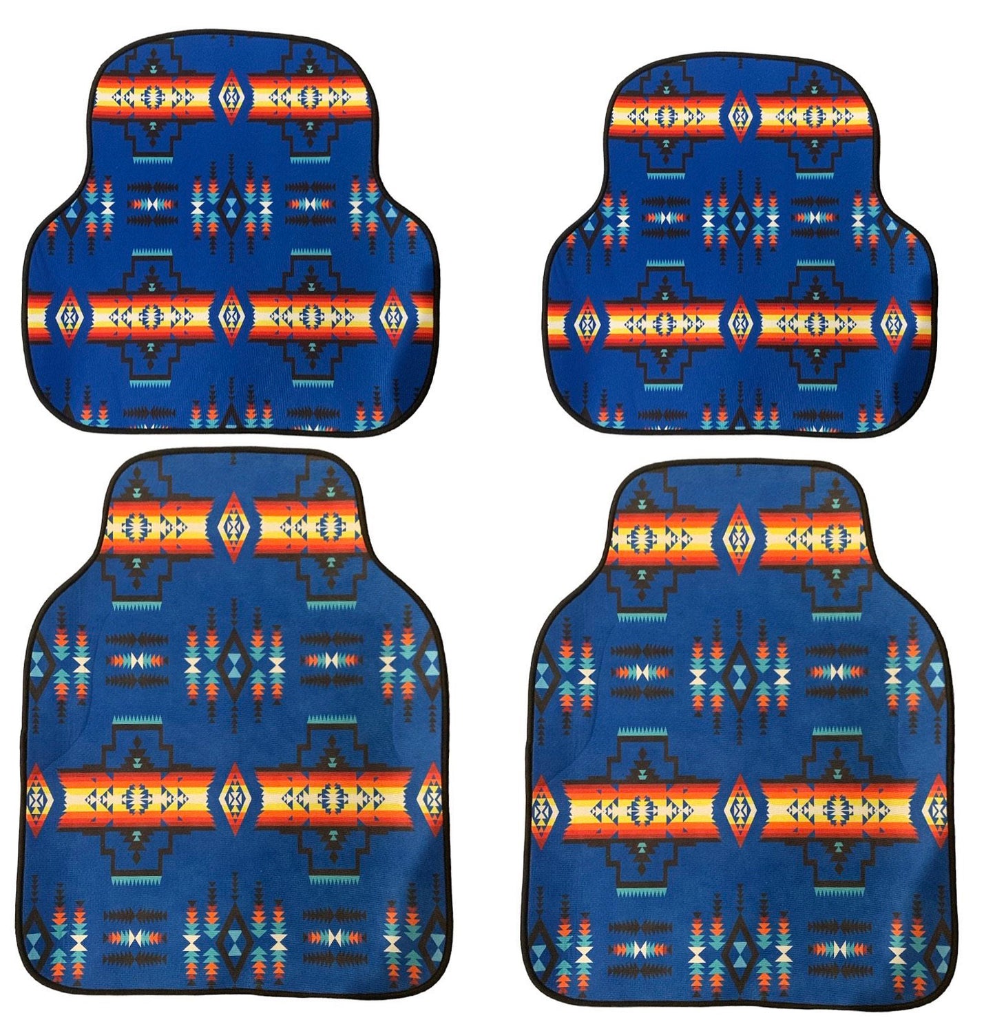 Native American Style Design Car Floor Mats 4PS Car Accessories