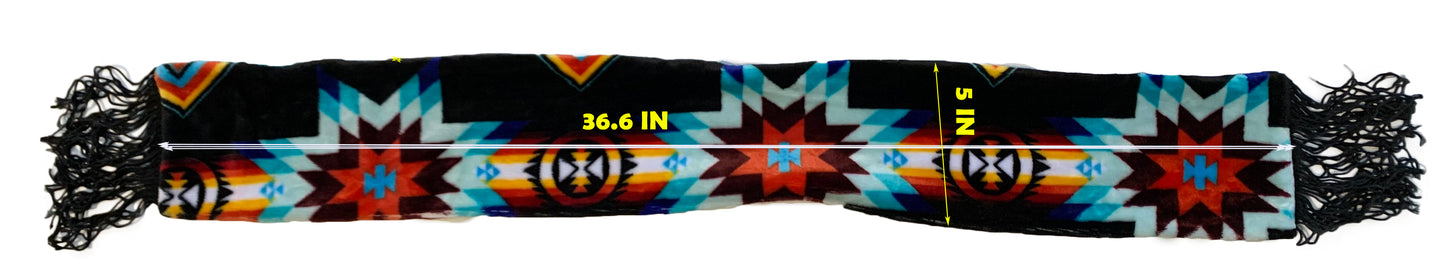 KIDS Scarf Native American Style design Super Soft Kids Scarf