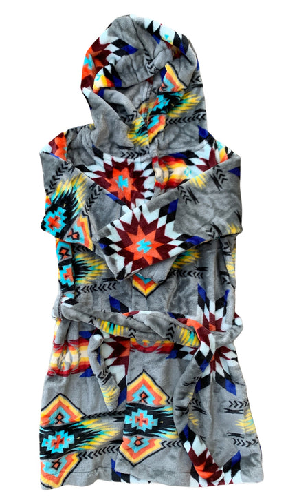 Native American Style Design Super Soft Kids Robes Pajamas