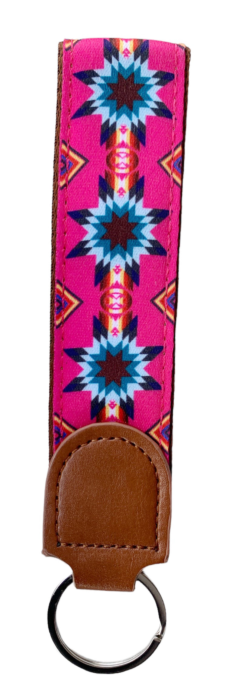 Native American Style Design Keychain,D shaped hook