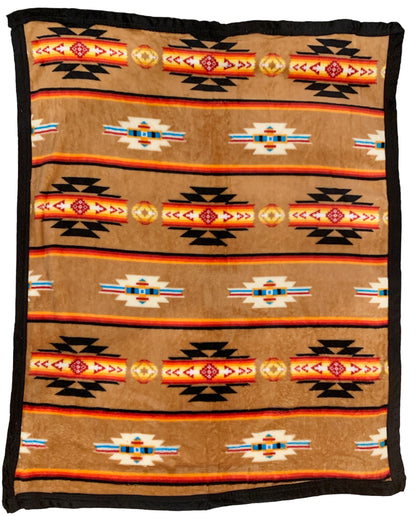 Native American Style Design Super Soft Infant- Receiving Blankets