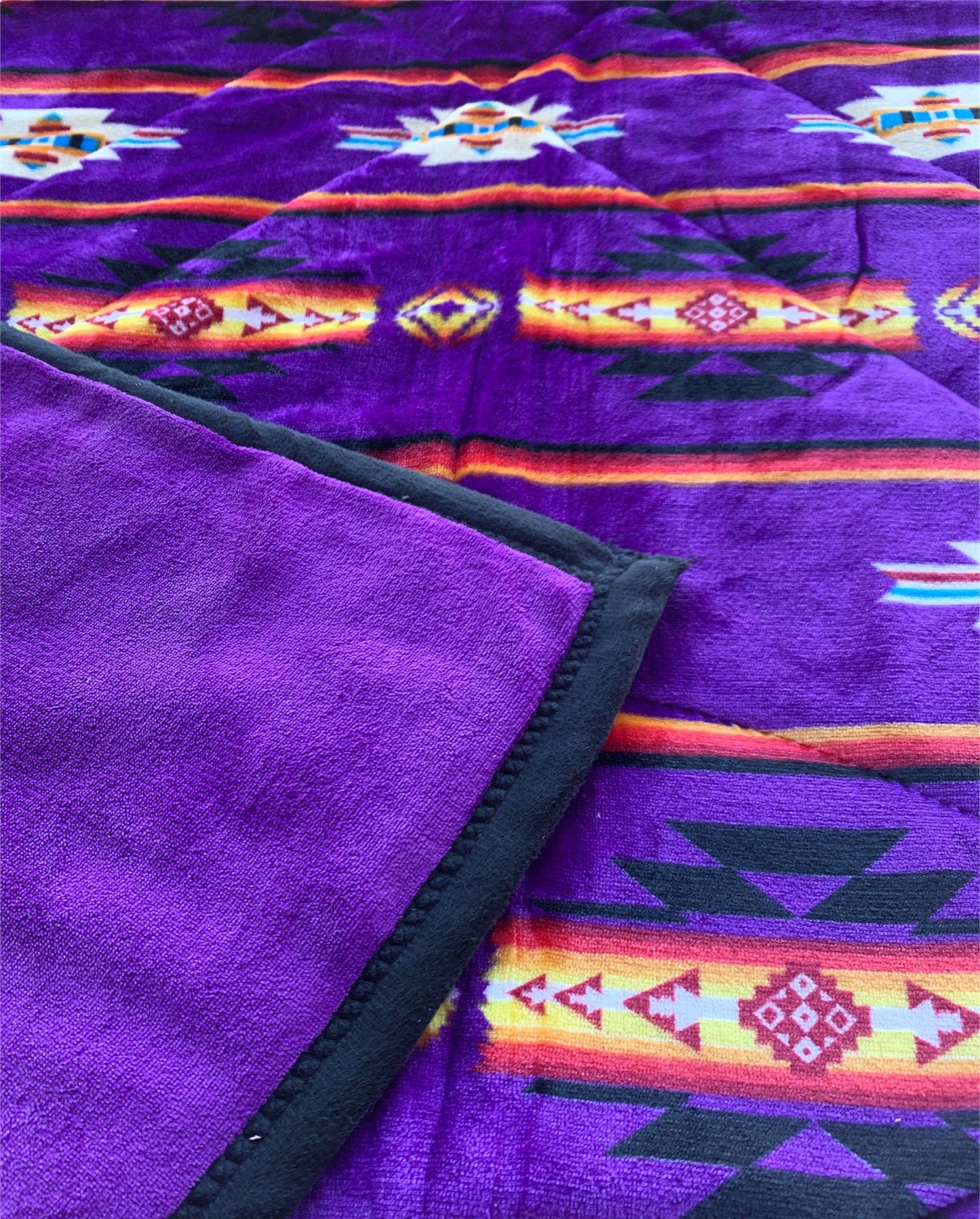 Native American Style Design Super soft and Thick Fleece Winter Warm Blanket