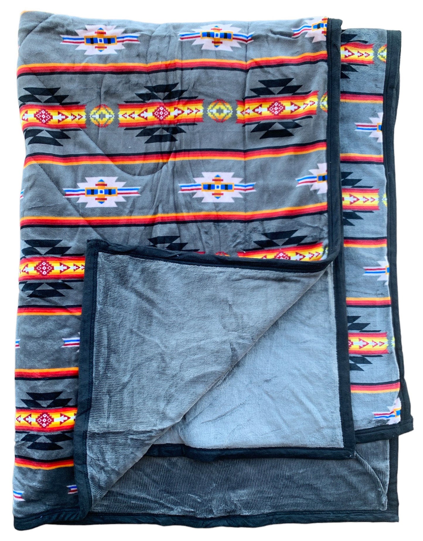 Native American Style Design Super soft and Thick Fleece Winter Warm Blanket