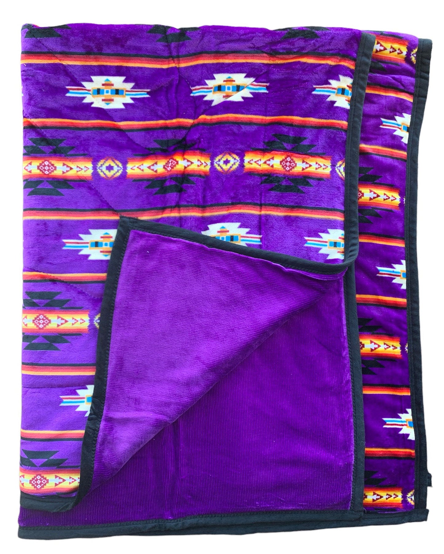 Native American Style Design Super soft and Thick Fleece Winter Warm Blanket