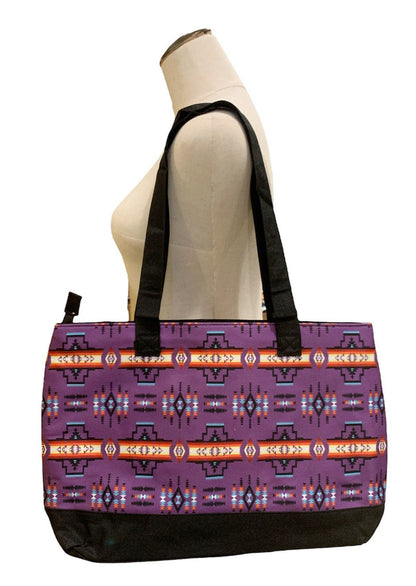 Native American Design Shoulder Tote Bag