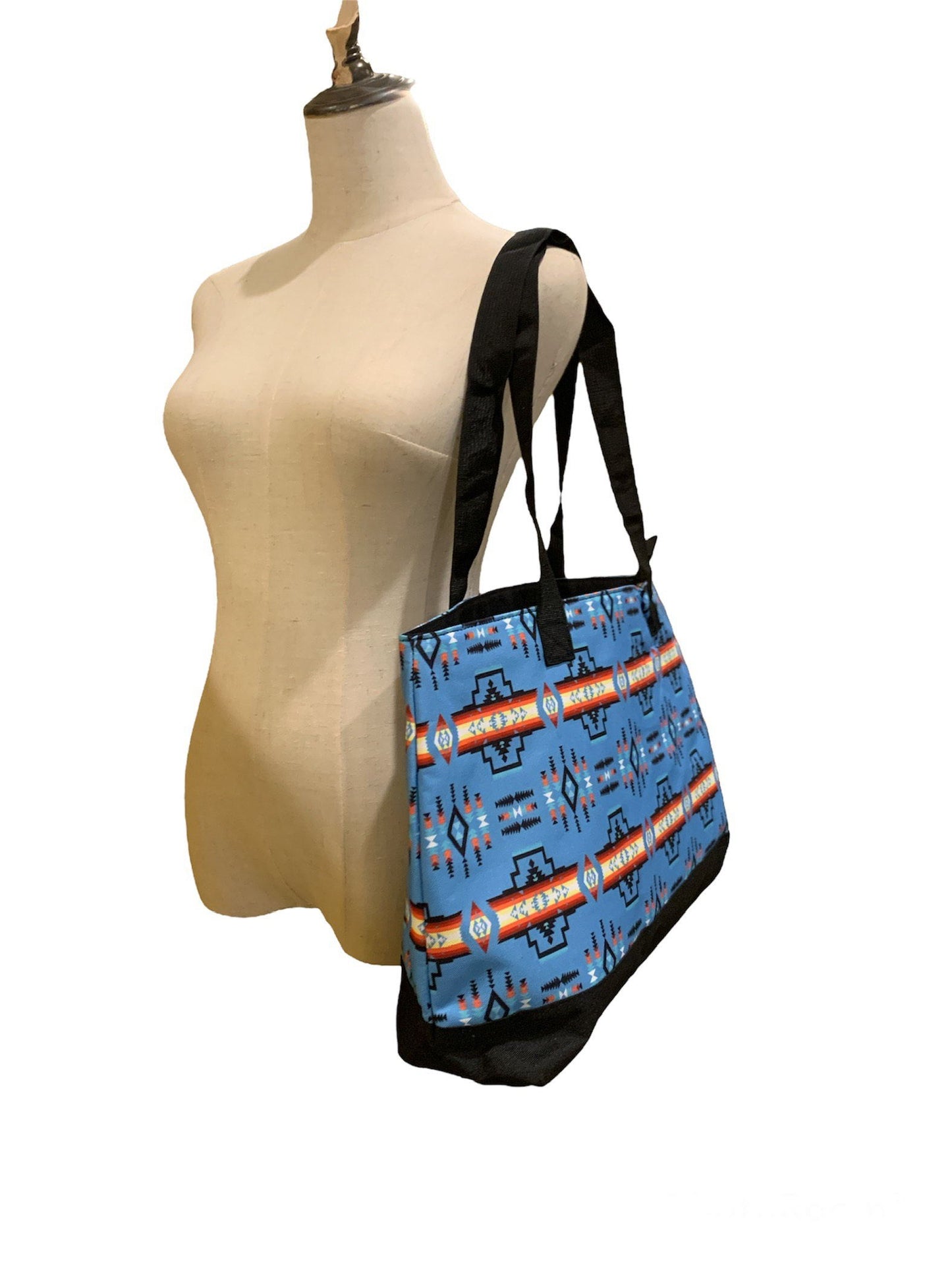 Native American Design Shoulder Tote Bag