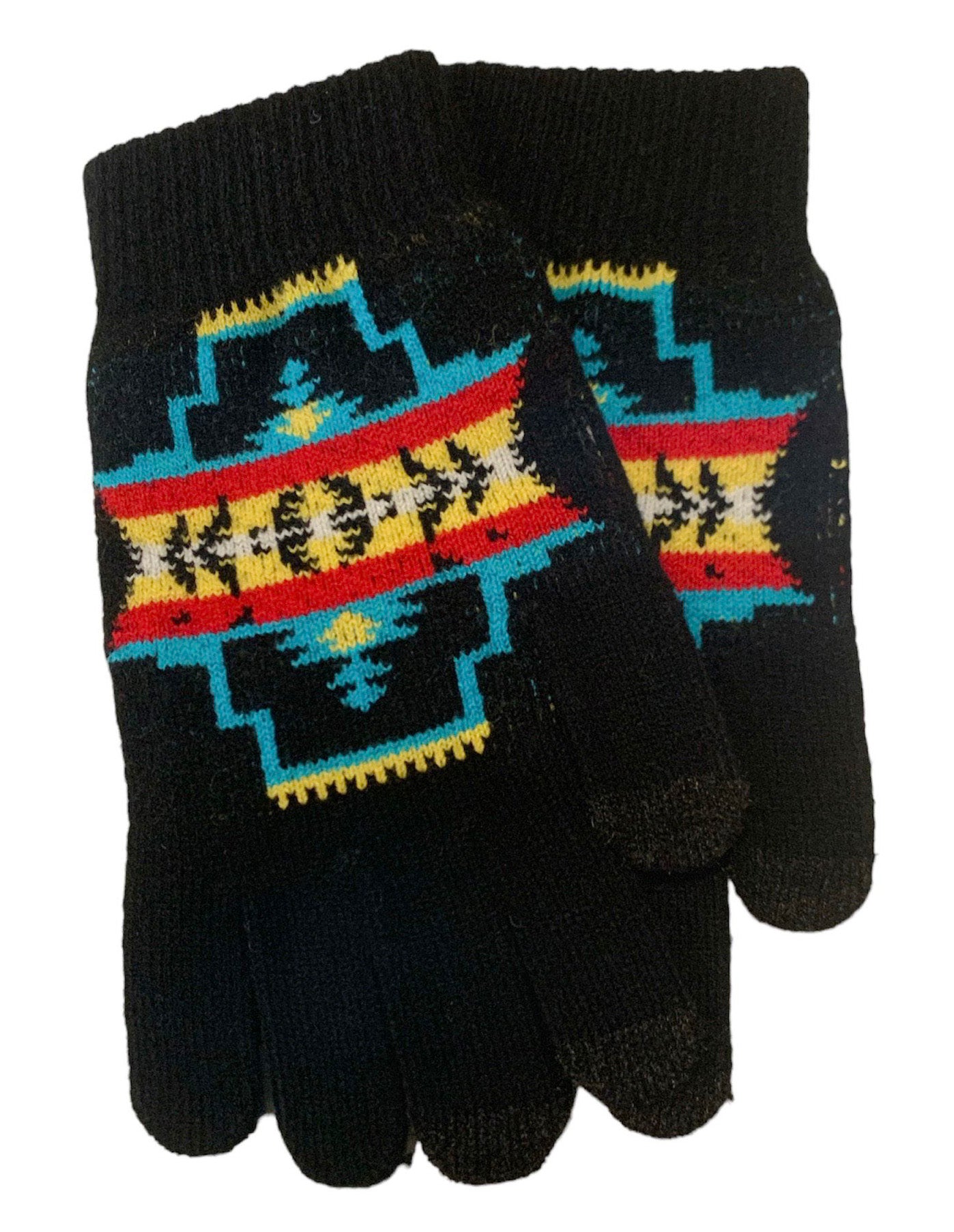 Native American Style Design Beanies Gloves Winter Hats Gloves