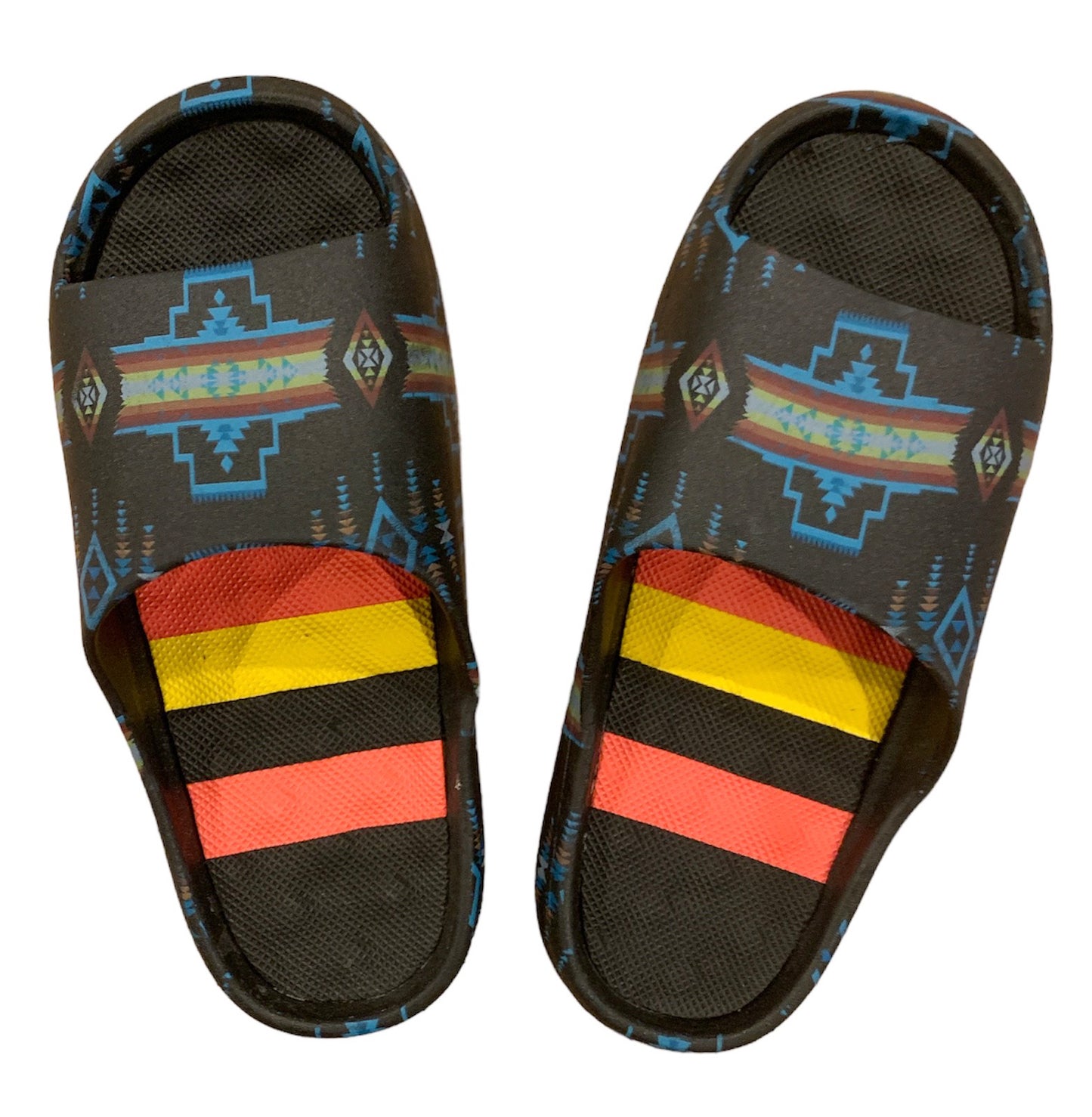 Native American Style Design Slide sandals/slippers For Men and Women