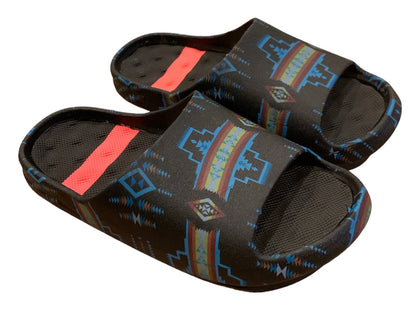 Native American Style Design Slide sandals/slippers For Men and Women