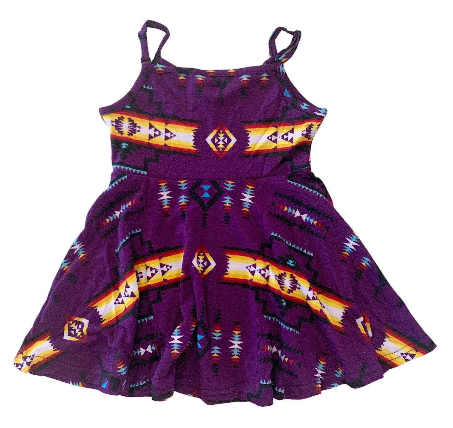 Native American Style Design Kids Summer Dress