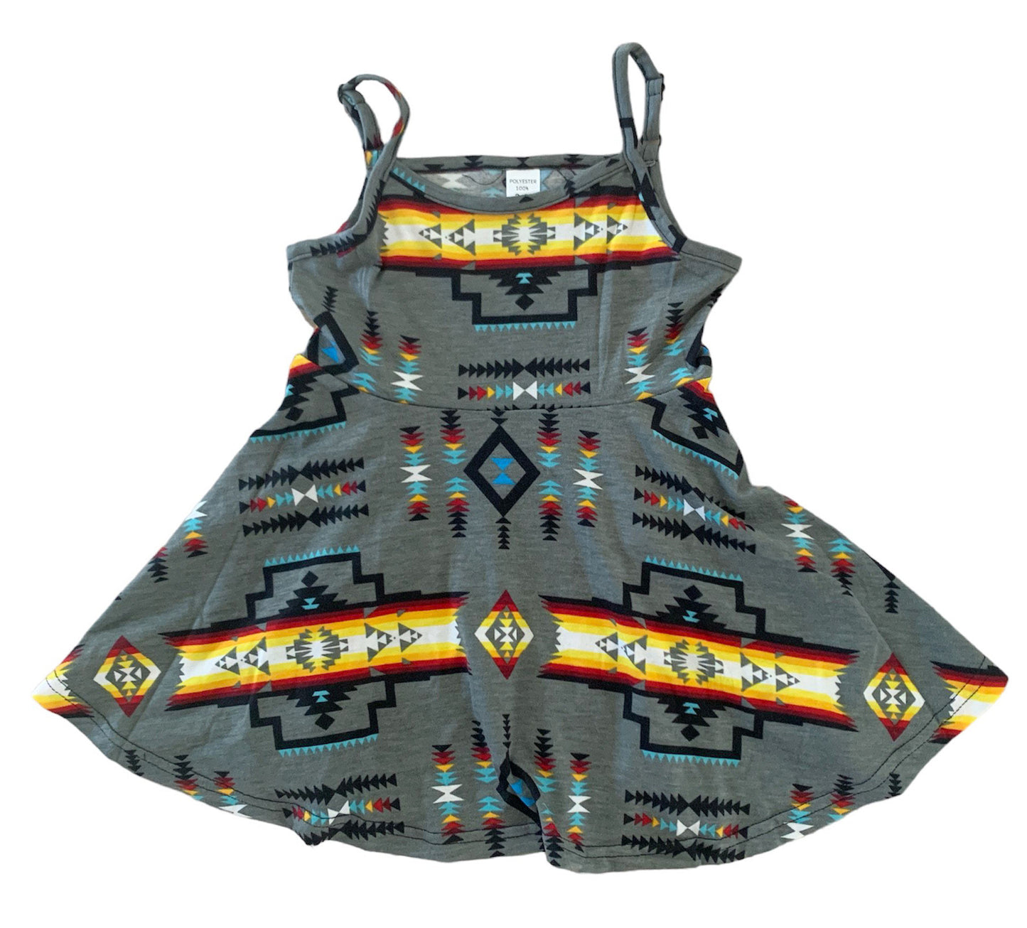 Native American Style Design Kids Summer Dress