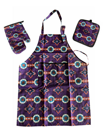 Southwest Native American Style design Apron,Oven Glove