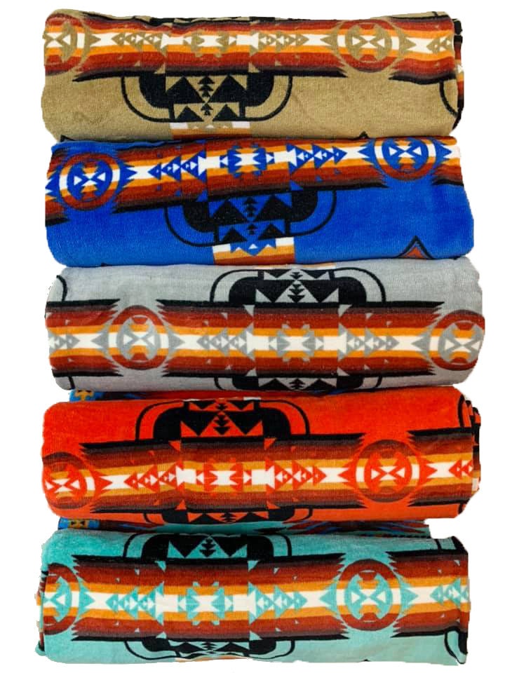 native american style design towel 100% Cotton