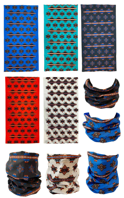 native american style design Face Mask Bandana Cooling Cover Breathable Scarf Neck Gaiter Headband Reusable