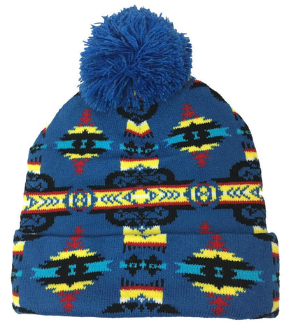 Kids Native American Style Design Kids Knit Hats