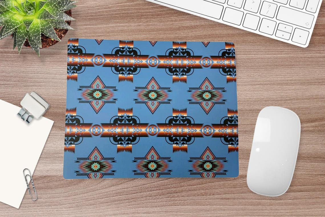 native american mouse pad pu leather Desk Protector Mat