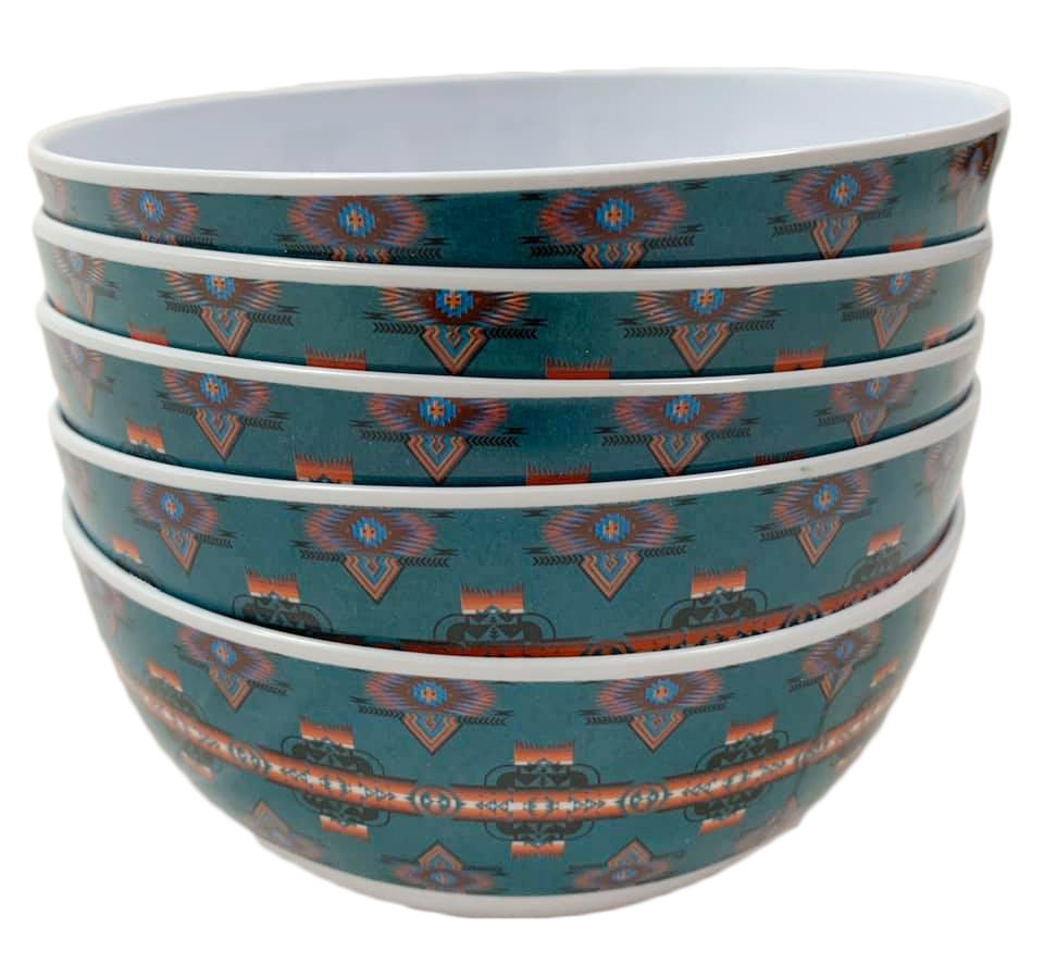 southwest Style 6 inch bowl 4ps