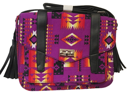 Native American Style crossbody messenger bag