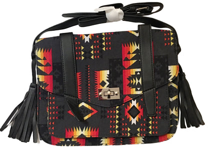 Native American Style crossbody messenger bag