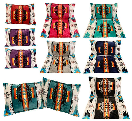 southwest native style super soft pillow case set 2ps