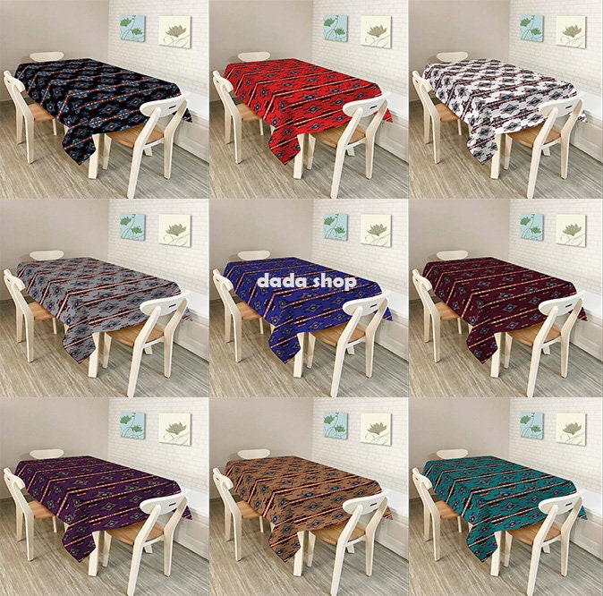 southwest Style design  6-8 people tablecloth washable outdoor and indoor 6-8 people