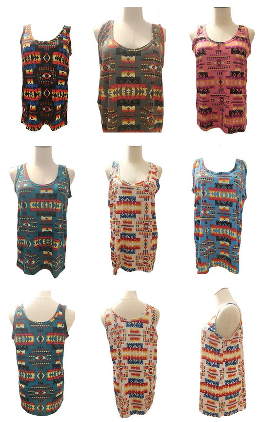 southwest native style design tanktop