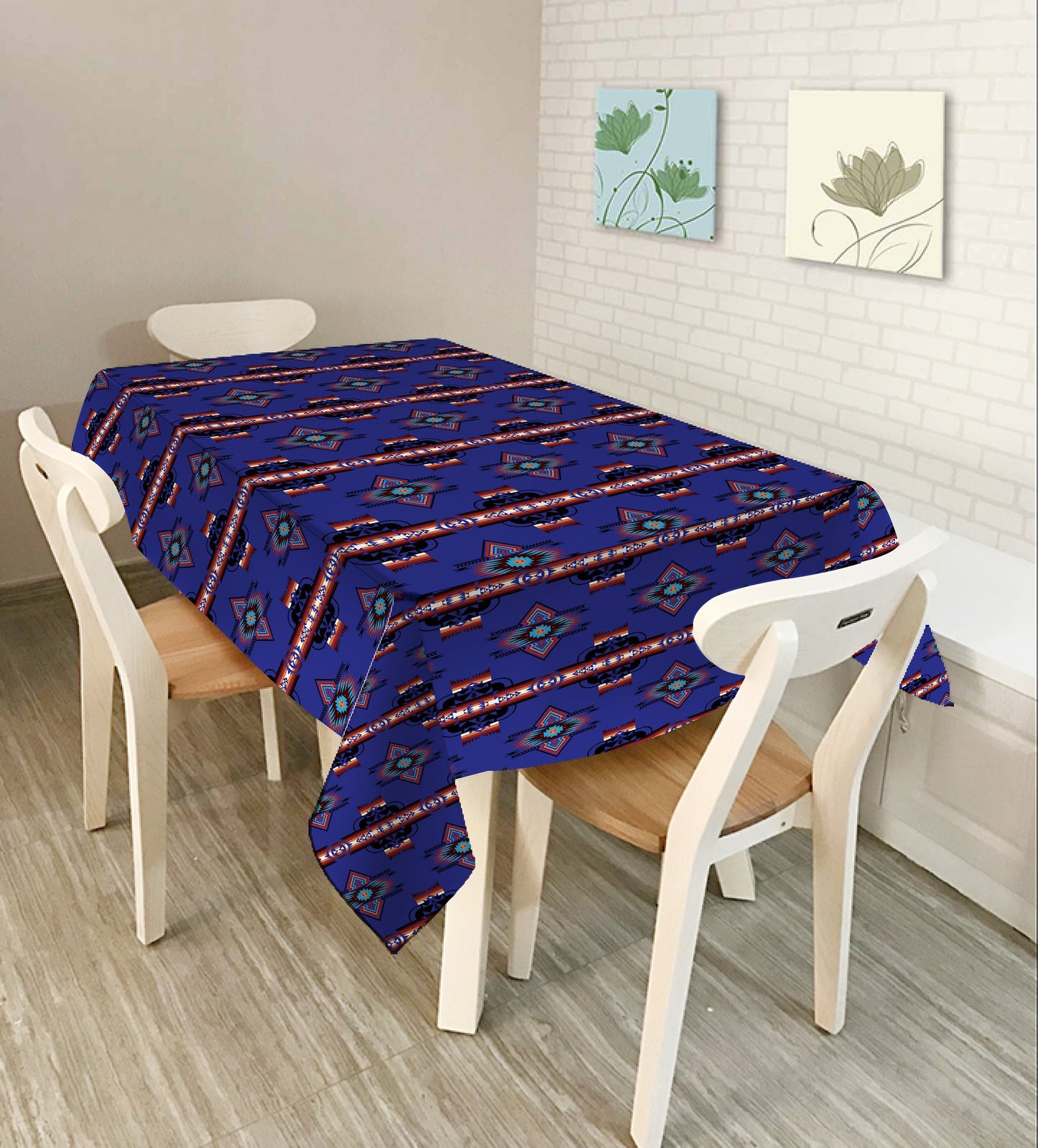 southwest Style design  6-8 people tablecloth washable outdoor and indoor 6-8 people