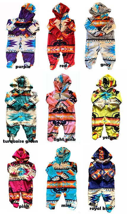 native american style design super soft baby suit pajama