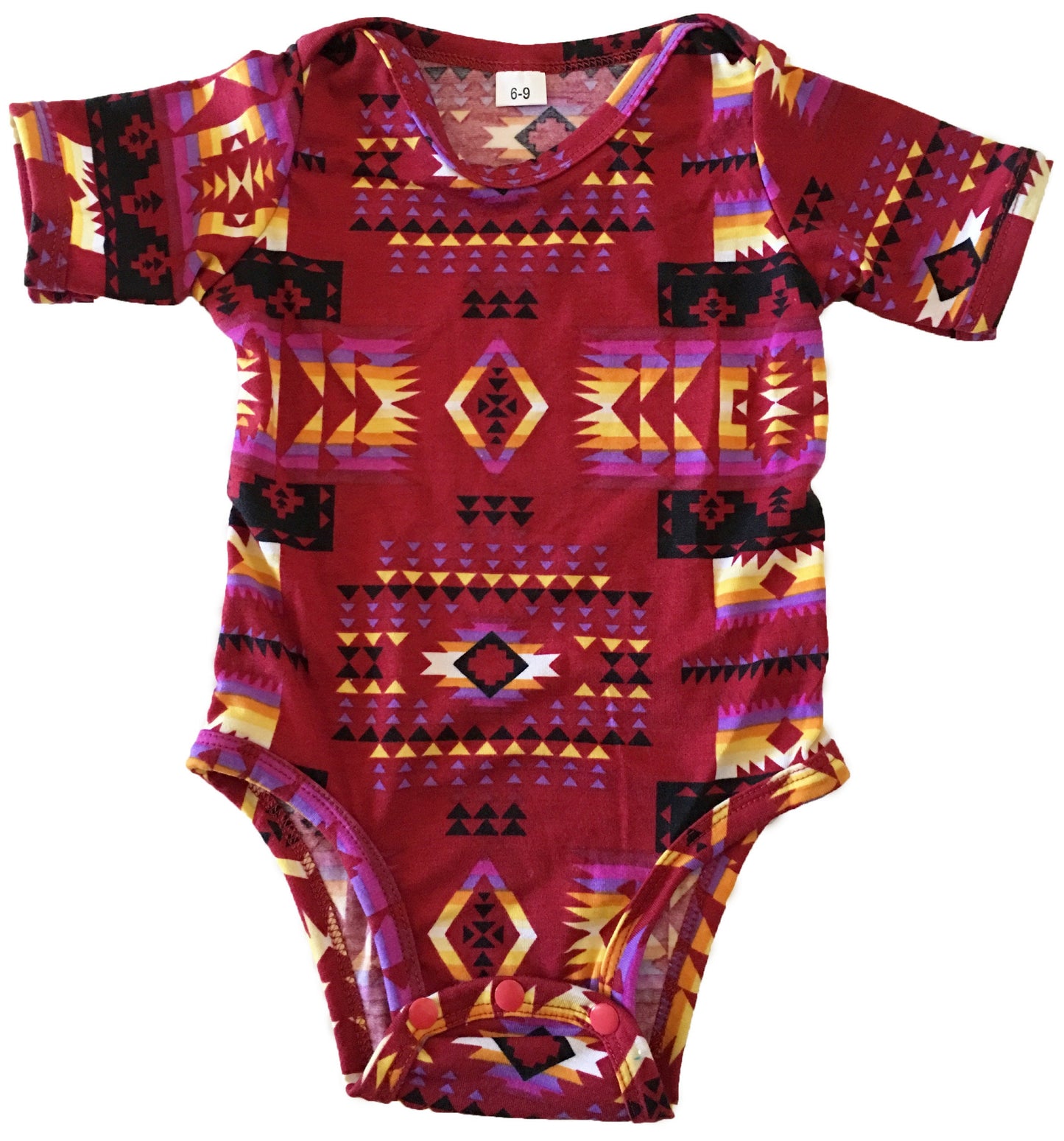 southwest native Style baby summer  bodysuit