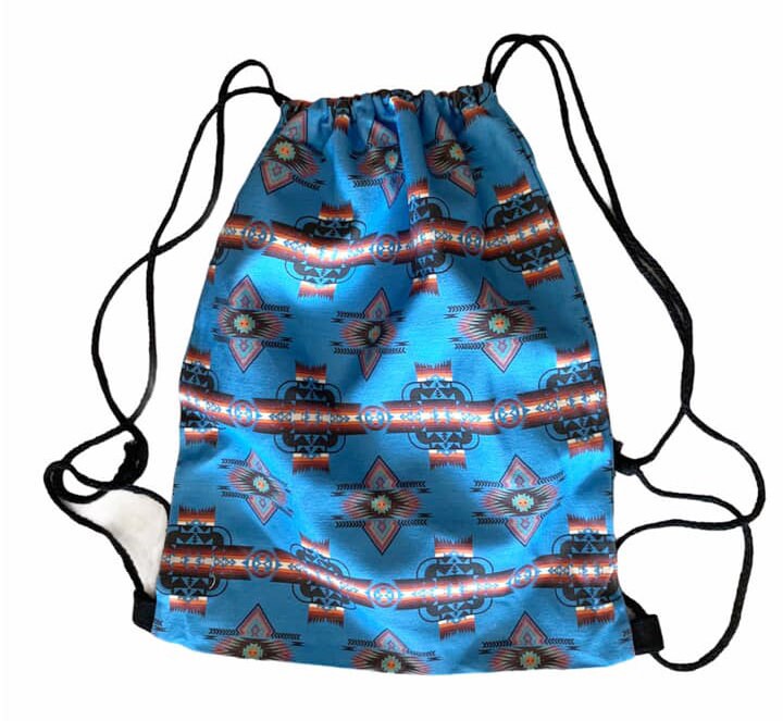 Southwest native style design drawstring bags