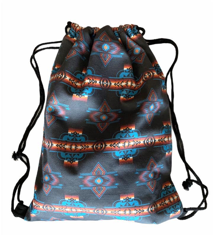 Southwest native style design drawstring bags