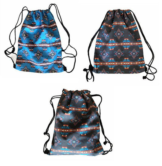 Southwest native style design drawstring bags