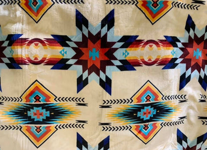 southwest native Style Design Queen size super soft reversible blanket