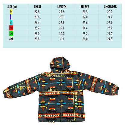 Southwest Native American Style Design Fleece Jackets