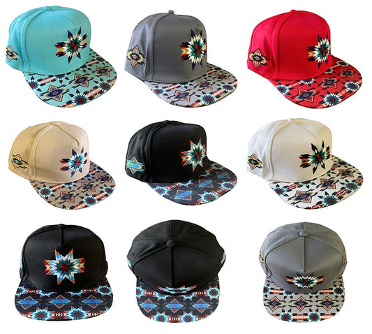 Southwest Style Star Design Baseball Cap