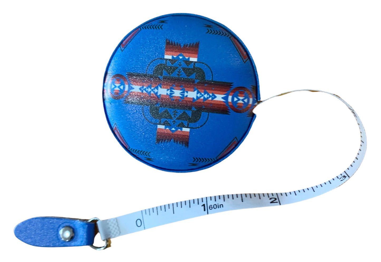 Native American Style Design Retractable Tape Measure, 60 Inch/150 Centimeter Flexible Measuring Tape